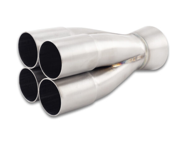 Vibrant 4-1 SS Merge Collector (1.50in Inlet Slipover ID 2.00in Merge Outlet OD) Single Unit