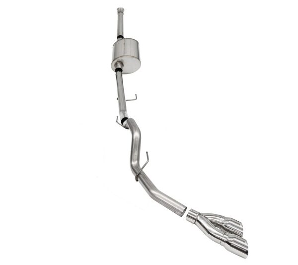 Corsa 2021-2024 Ford F-150 SuperCrew/6.5in Bed 5.0L V8 Sport Cat-Back Single Side Exit-Polished