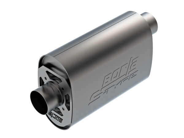 Borla CrateMuffler LS3 3in Offset/Center 14in x 4.35in x 9.10in Oval Muffler S-Type