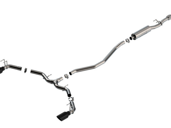 Borla 2023 Integra/22-23 Civic Si 1.5L 4 CYL. MT FWD 4DR 2.50in S-Type Catback Exhaust Black Chrome