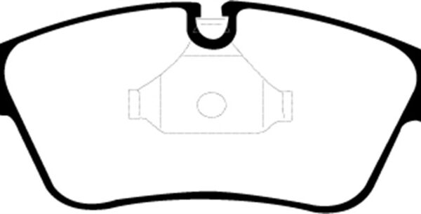 EBC 99-02 BMW Z3 2.5 Greenstuff Front Brake Pads