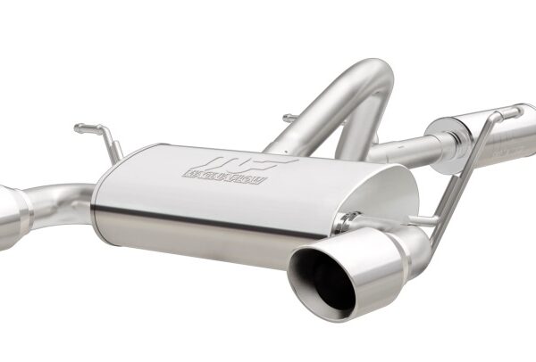 MagnaFlow 2018+ Jeep Wrangler 3.6L 409 SS Dual Split Rear Exit Polished Tips Cat-Back Exhaust