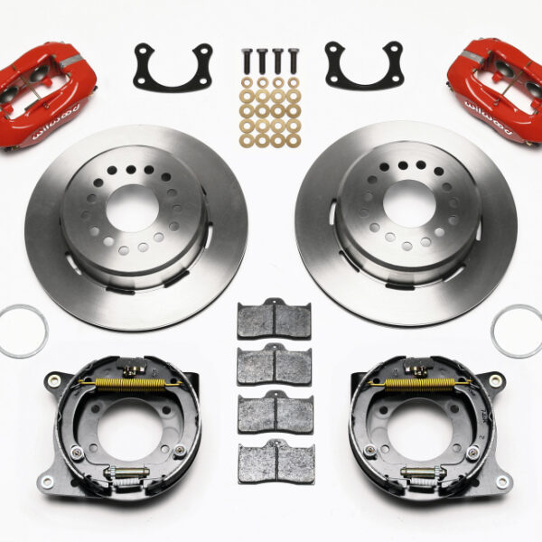 Wilwood Forged Dynalite P/S Park Brake Kit Red New Big Ford 2.50in Offset