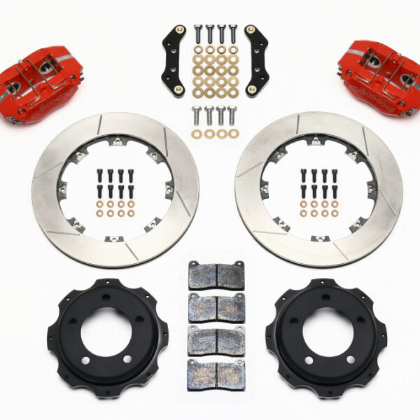 Wilwood Dynapro Rear Kit 12.19in Red Backdraft Cobra (BMW E36 Based)