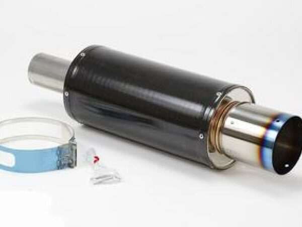 HKS Universal Carbon-Ti Cat-back Exhaust - 170mm Shell/75mm Diameter