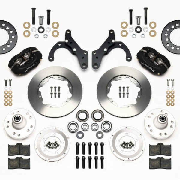 Wilwood Forged Dynalite Front Kit 11.00in 65-68 Chevy Impala -Drum Spindle