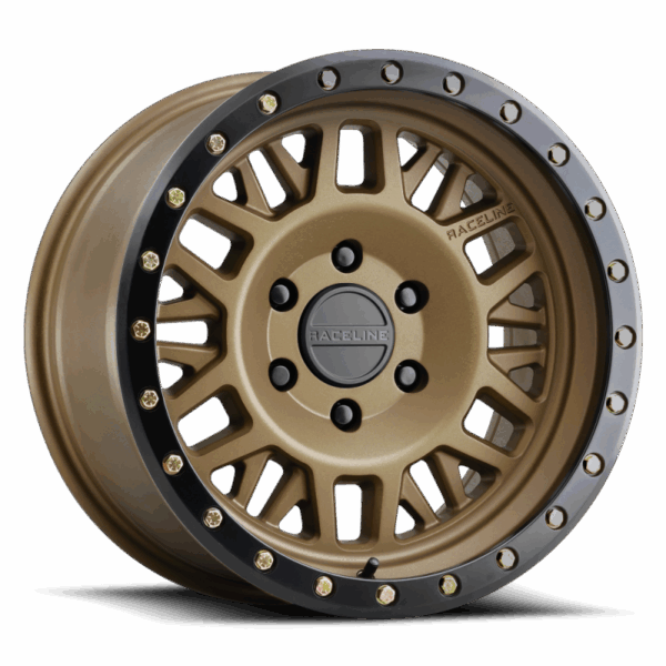 Raceline 951BZ Ryno 18x9in / 8x165.1 BP / 18mm Offset / 130.81mm Bore - Bronze Wheel