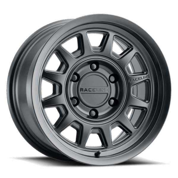 Raceline 952B Aero 17x9in / 6x139.7 BP / -12mm Offset / 106.1mm Bore - Satin Black Wheel