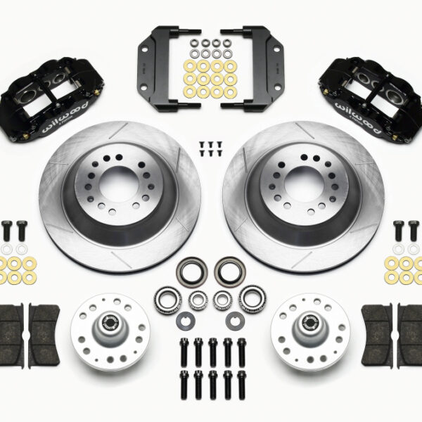 Wilwood Narrow Superlite 6R Front Hub & 1PC Rtr Kit 12.88in Magnum Force Drop Spindle