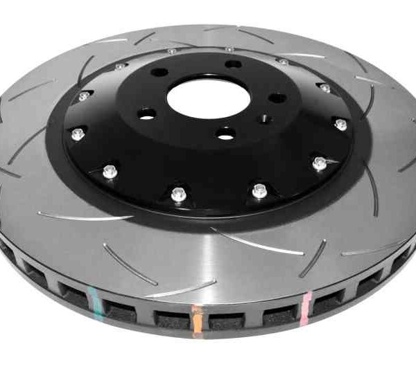 DBA 07-11 Audi S6 Front 5000 Series Slotted Rotor w/Black Hat