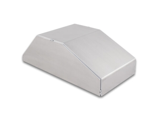 Vibrant I/C End Tank 6in Wide 12in Long 4in Tall Use w/ Horizontal I/C Core 12844 - 5052 Aluminum