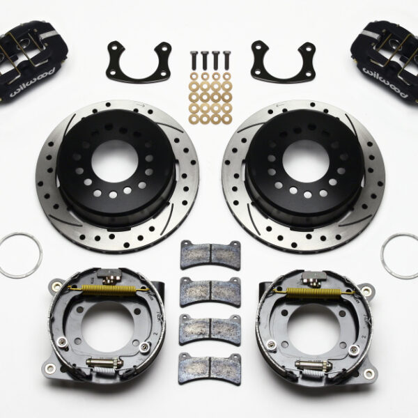 Wilwood Dynapro Low-Profile 11.00in P-Brake Kit Drilled New Big Ford 2.50in Off Front Mount