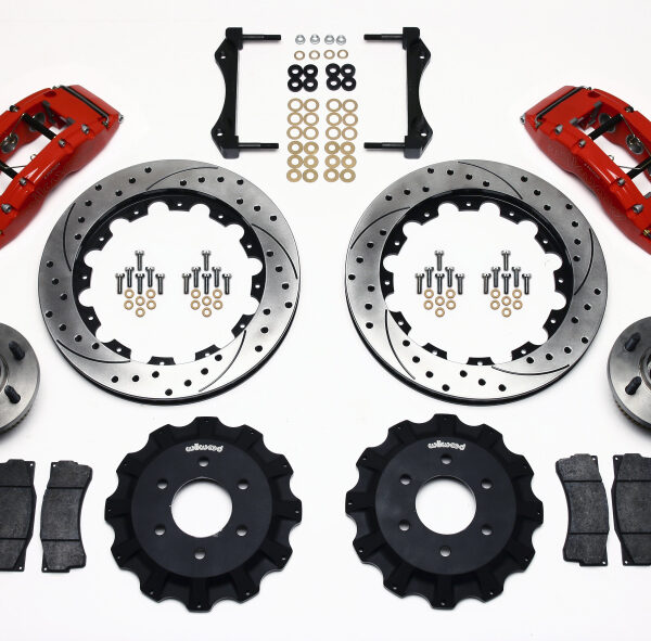 Wilwood TC6R Front Kit 16.00in Drilled Red 2004-2008 Ford F150