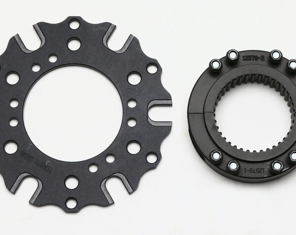 Wilwood Hub Kit-Splined Midget Axle Clamp-Dynamic 6 x 5.50 BC w/ T-Nuts (GEN II)