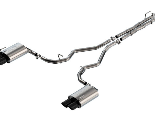 Borla 19-22 Ford Explorer 3.0L V6 AT AWD 4DR 2.25in ATAK Catback Exhaust - Black Chrome Tip