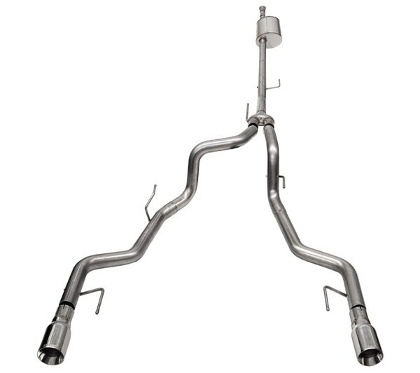 Corsa 2022-2024 2023 Ford F-150 SuperCrew/5.5ft Bed 5.0L V8 Sport Cat-Back Dual Rear Exit-Polished