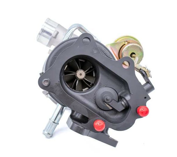 Forced Performance Subaru STi Blue Turbo 58mm Black Housing Ported External WG w/Oil Line (D/S Only)