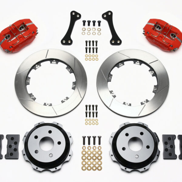 Wilwood Dynapro Rear Kit 12.19in Red Subaru Impreza WRX