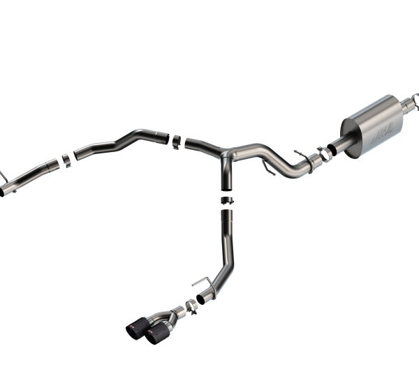 Borla 21-22 Chevrolet Tahoe 6.2L V8 2/4WD 4DR T-304 SS S-Type Cat-Back Exhaust w/ Carbon Fiber Tips