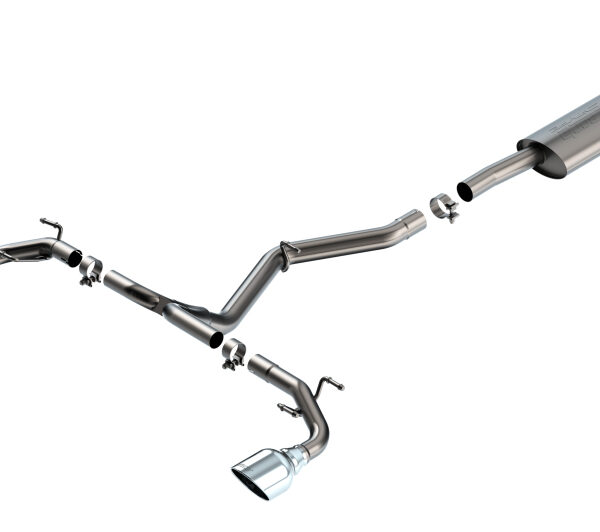 Borla 22-23 Subaru BRZ/Toyota GR86 2.4L RWD AT/MT S-Type Catback Exhaust - Polished Tips