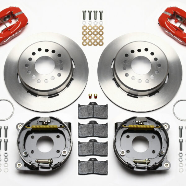 Wilwood Forged Dynalite P/S Park Brake Kit-Red AMC 71-74 2.60in Offset