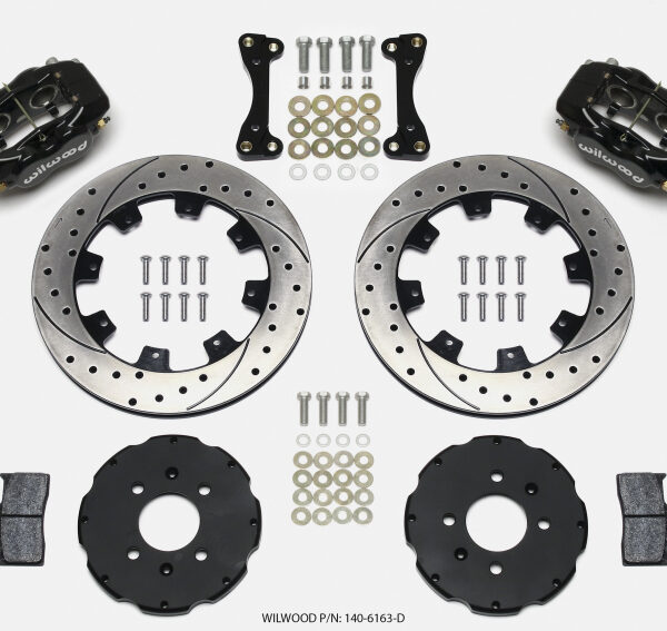 Wilwood Forged Dynalite Front Hat Kit 12.19in Drilled 94-01 Honda/Acura w/262mm Disc