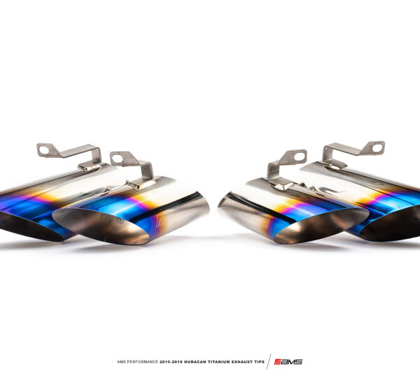 AMS Performance 15-19 Lamborghini Huracan Titanium Exhaust Tips