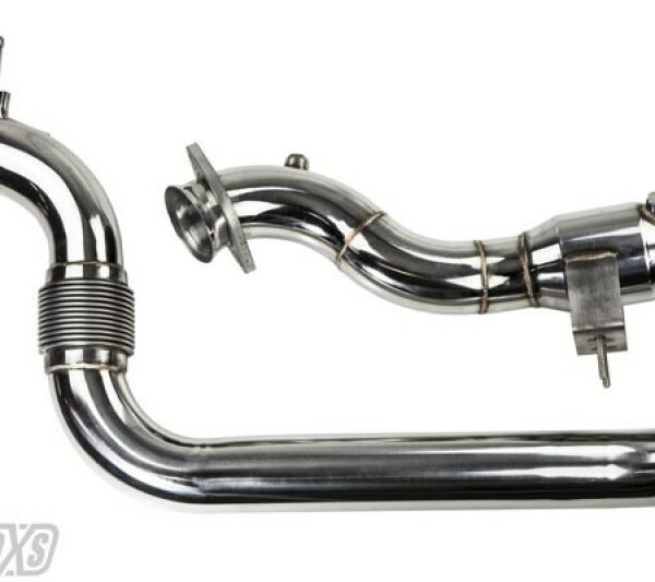 Turbo XS 2015+ Ford Mustang Ecoboost Downpipe w/ High Flow Catalytic Converter