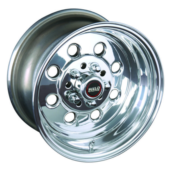 Weld Draglite 15x12 / 5x4.5 & 5x4.75 BP / 3.5in. BS Polished Wheel - Non-Beadlock
