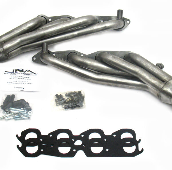 JBA 96-00 GM Truck 7.4L Voretc w/EGR & A.I.R. 1-3/4in Primary Raw 409SS Cat4Ward Header