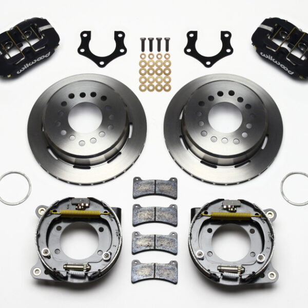 Wilwood Dynapro Low-Profile 11.00in P-Brake Kit Mopar/Dana 2.36in Off w/Snap Ring Brng
