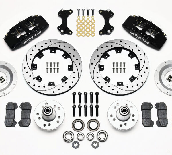 Wilwood Dynapro 6 Front Hub Kit 12.19in Drilled WWE ProSpindle