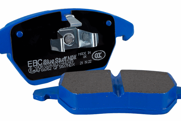 EBC Racing 12-19 BMW 3-Series (F30/F31/F34) Apollo-4 Caliper Bluestuff Racing Brake Pad