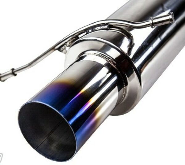 Turbo XS 02-07 WRX-STi Rear Muffler Assembly w/ Titanium Tip