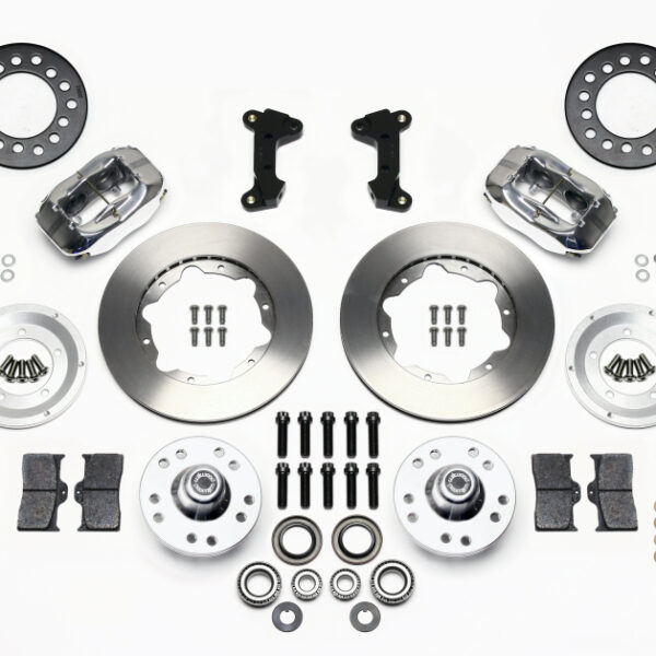 Wilwood Forged Dynalite Front Kit 11.00in Polished 74-80 Pinto/Mustang II Disc Spindle only