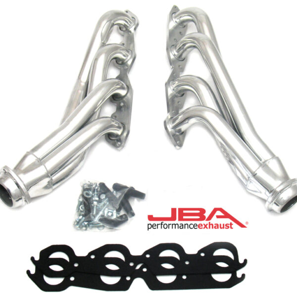 JBA 01-03 Gm Truck 8.1L BBC w/o EGR/A.I.R. 1-3/4in Primary Silver Ctd Cat4Ward Header