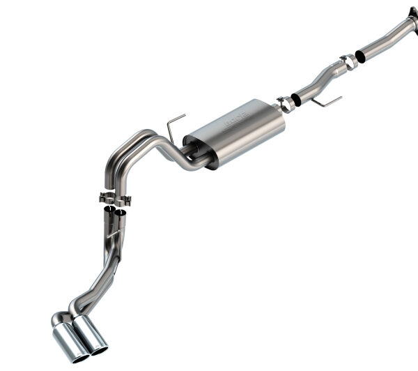 Borla F-150 2021 5.0L 2dr RC SB (122.8 WB) XL/XLT 3/2.25 DSE Cat-Back S-Type Chrome Tips