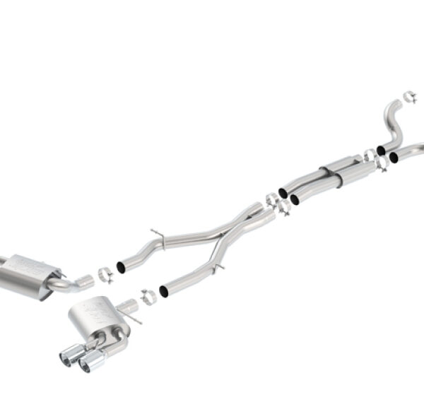 Borla Chevy 16-17 Camaro 6.2L ATAK Catback w/ Dual Tips (NPP) Dual Split Rear Exit