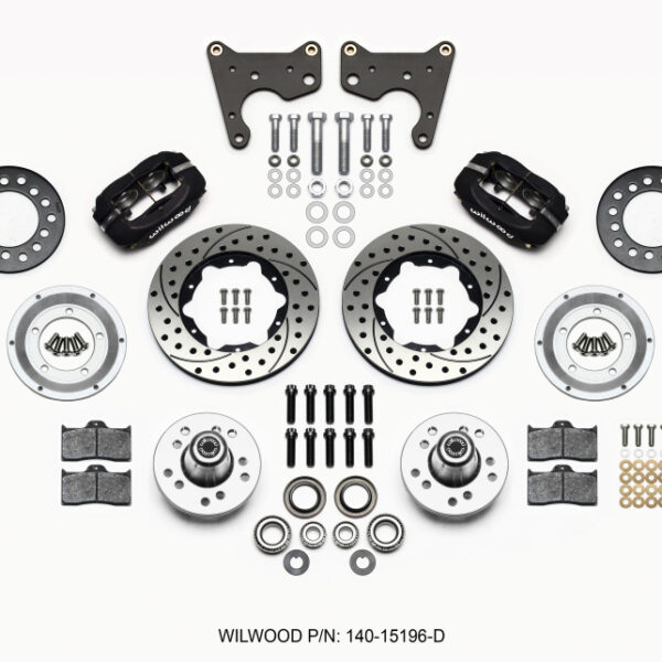 Wilwood Forged Dynalite Front Kit 11.00in Drilled 65-72 CDP C Body -Drum