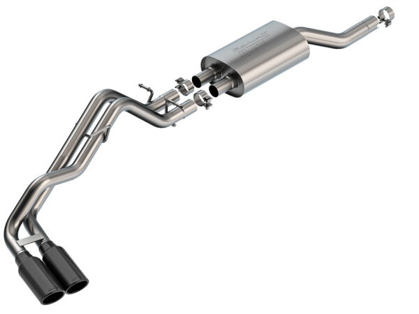 Borla 2024+ Ford Ranger XLT S Type Catback System - Black Chrome