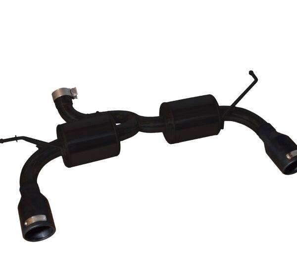 Injen 07-17 Jeep Wrangler JK 3.6L/3.8L 63mm Stealth Black Axle-back Exhaust w/ 4in Black Tips