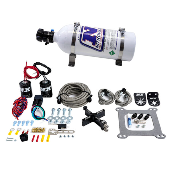 Nitrous Express 4150 Covert Crossbar Plate System Pro Power 100-500HP (5lb Bottle)
