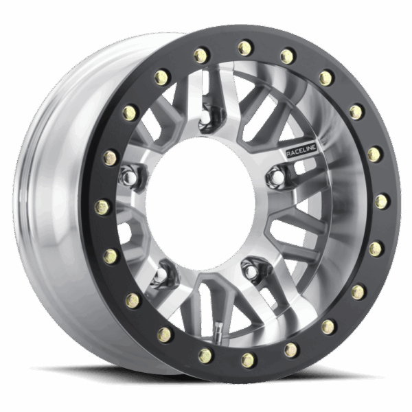 Raceline RT260M Ryno 15x4.5in / 5x205 BP / -24mm Offset / 160mm Bore - Machined Beadlock Wheel