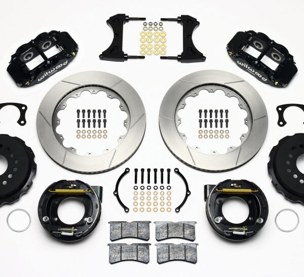 Wilwood Narrow Superlite 4R Rear P-Brk Kit 14.00in New Big Ford 2.50in Offset