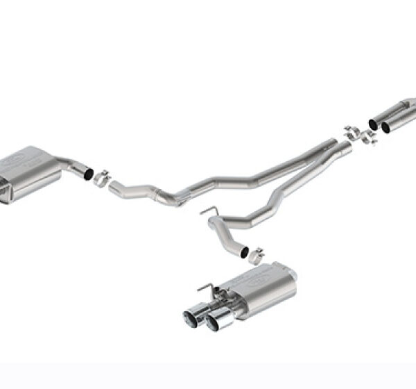 Ford Racing 2024 Mustang 2.3L Sport Active Cat-Back Exhaust - Chrome Tip