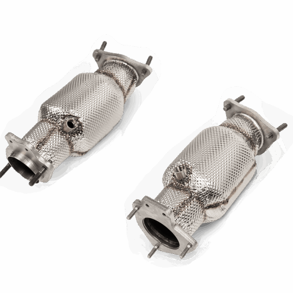 Akrapovic 2020+ Chevrolet Corvette C8 Link Pipe Set w/Catalytic Converter (SS)