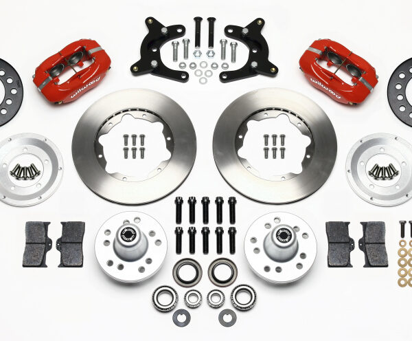 Wilwood Forged Dynalite Front Kit 11.00in Red 62-72 CDP A Body - 9in Drum