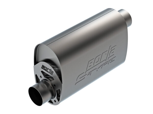 Borla CrateMuffler LS3 3in Offset In/Offset Out 14in x 4.35in x 9.10in Oval Muffler S-Type