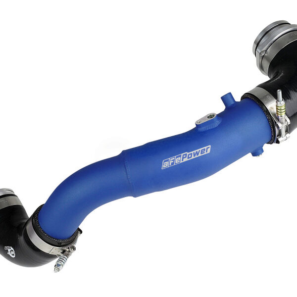 aFe 20-21 BMW Z4 M40i (G29) L6-3.0L (t) B58 BladeRunner 2-1/2in to 3in  Hot-Side Charge Pipe - Blue
