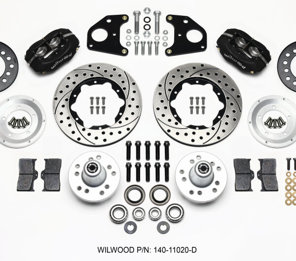 Wilwood Forged Dynalite Front Kit 11.00in Drilled 62-72 CDP B & E Body-Drum